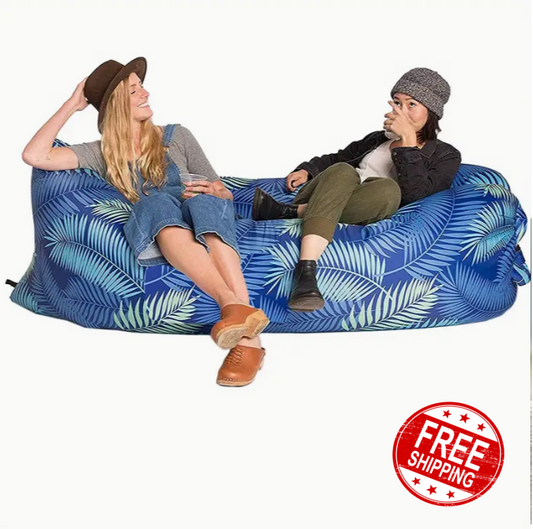 NEW Portable Self-inflating Couch (Blue)